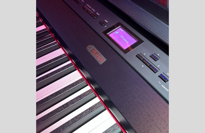 Display Model Yamaha P-525 Satin Black Home Stand Digital Piano Complete Package (SN:BCFM01033) - Image 6